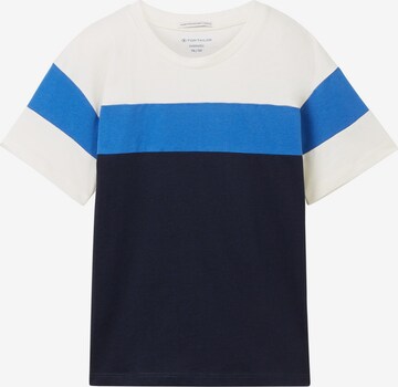 T-Shirt TOM TAILOR en bleu : devant