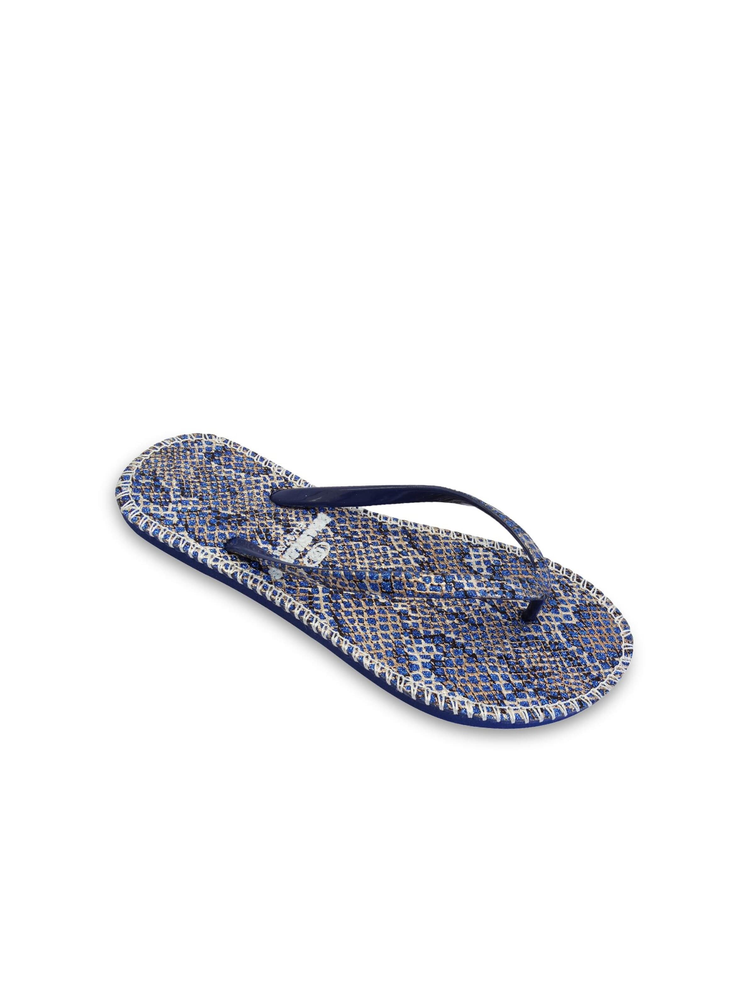 Brasileras Strand-/badschoen 'Hip Leo' in Blauw