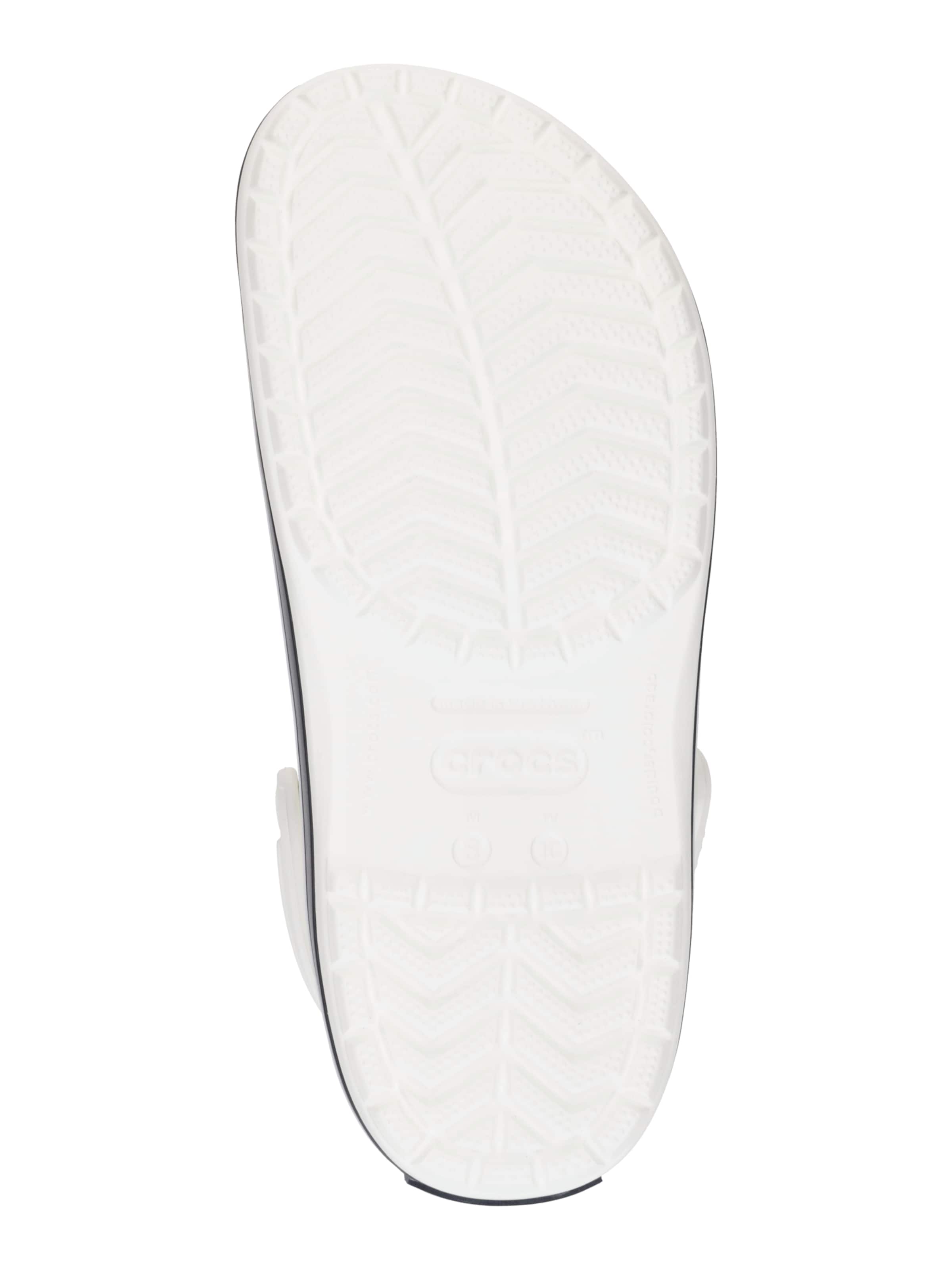 Crocs Puukengät & Crocs-jalkineet 'Crocband' värissä valkoinen