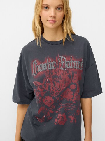 T-shirt Bershka en gris