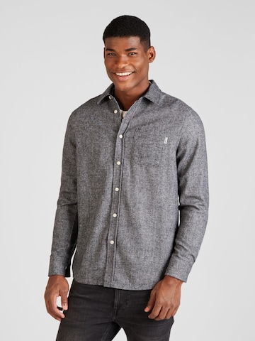 Wemoto - Regular Fit Camisa em cinzento: frente