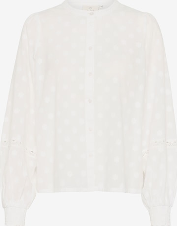 Kaffe Blúzka 'Enya' - Biela: predná strana