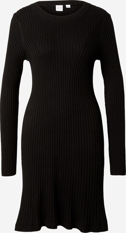 GAP - Vestido de punto en negro: frente