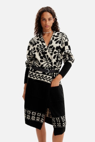 Desigual Knit cardigan 'M. Christian Lacroix' in Black: front