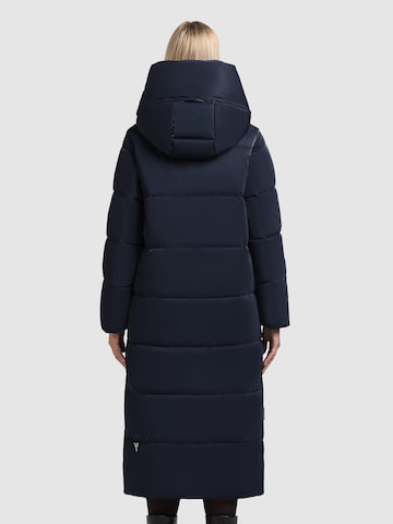 khujo Winter coat 'Soulani5 Shiny' in Blue