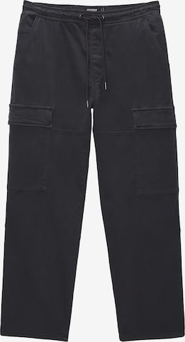 Pull&Bear Карго панталон в сиво: отпред