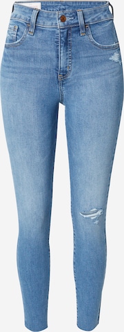Skinny Jeans de la GAP pe albastru: față
