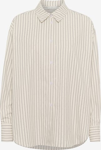 balts Kaffe Blūze 'KAVictoria': no priekšpuses