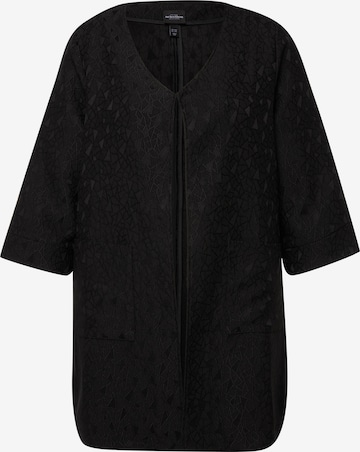 Ulla Popken Between-Season Jacket in Black: front