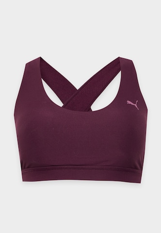 Bustier Soutien-gorge de sport 'CLOUDSPUN' PUMA en rouge : devant