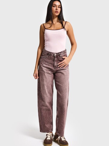 IT'S BASIC Loosefit Jeans 'June Relaxed Mid Rise Jeans' in Bruin