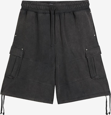 Wide leg Pantaloni di Bershka in nero: frontale