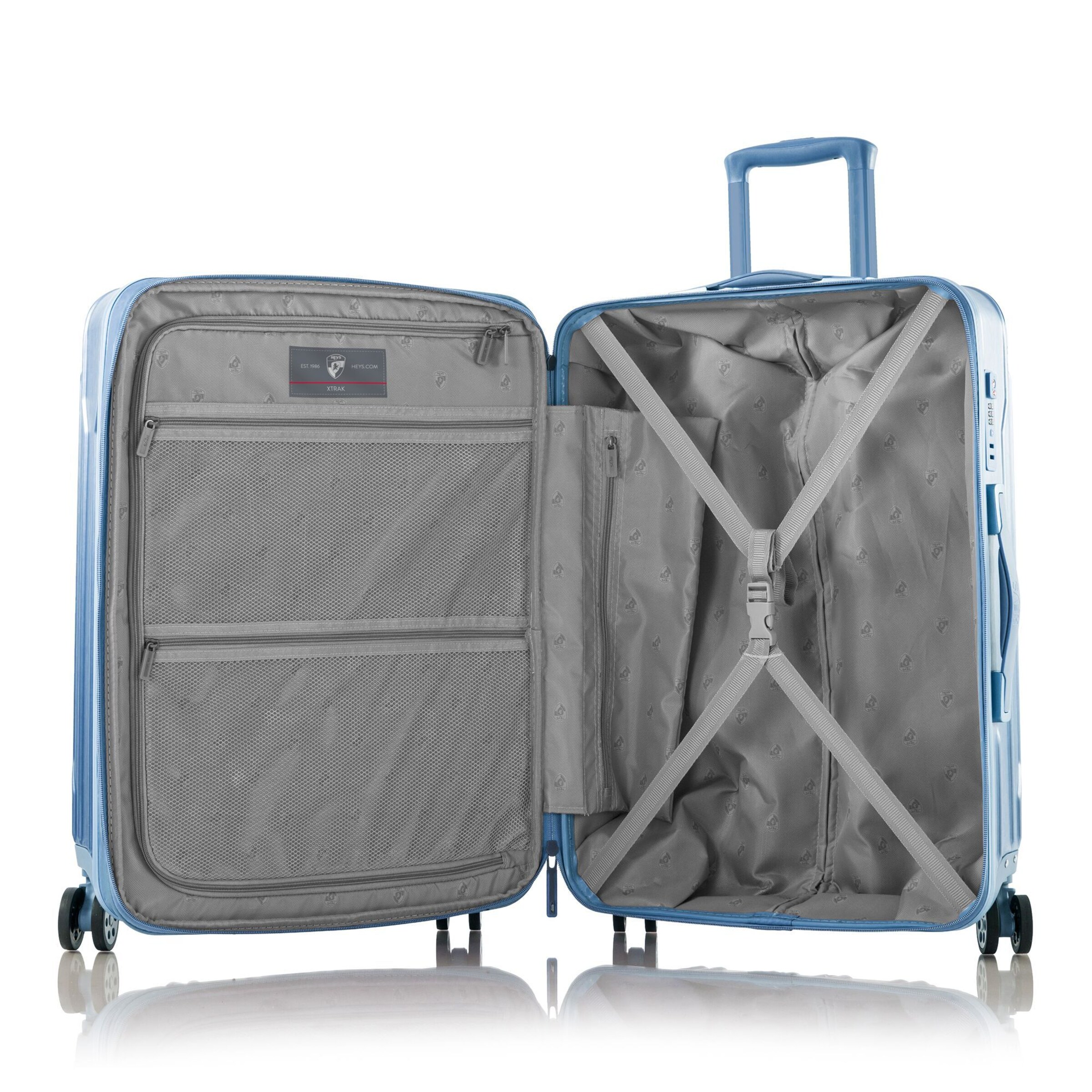 Heys Suitcase Set 'Xtrak' in Blue