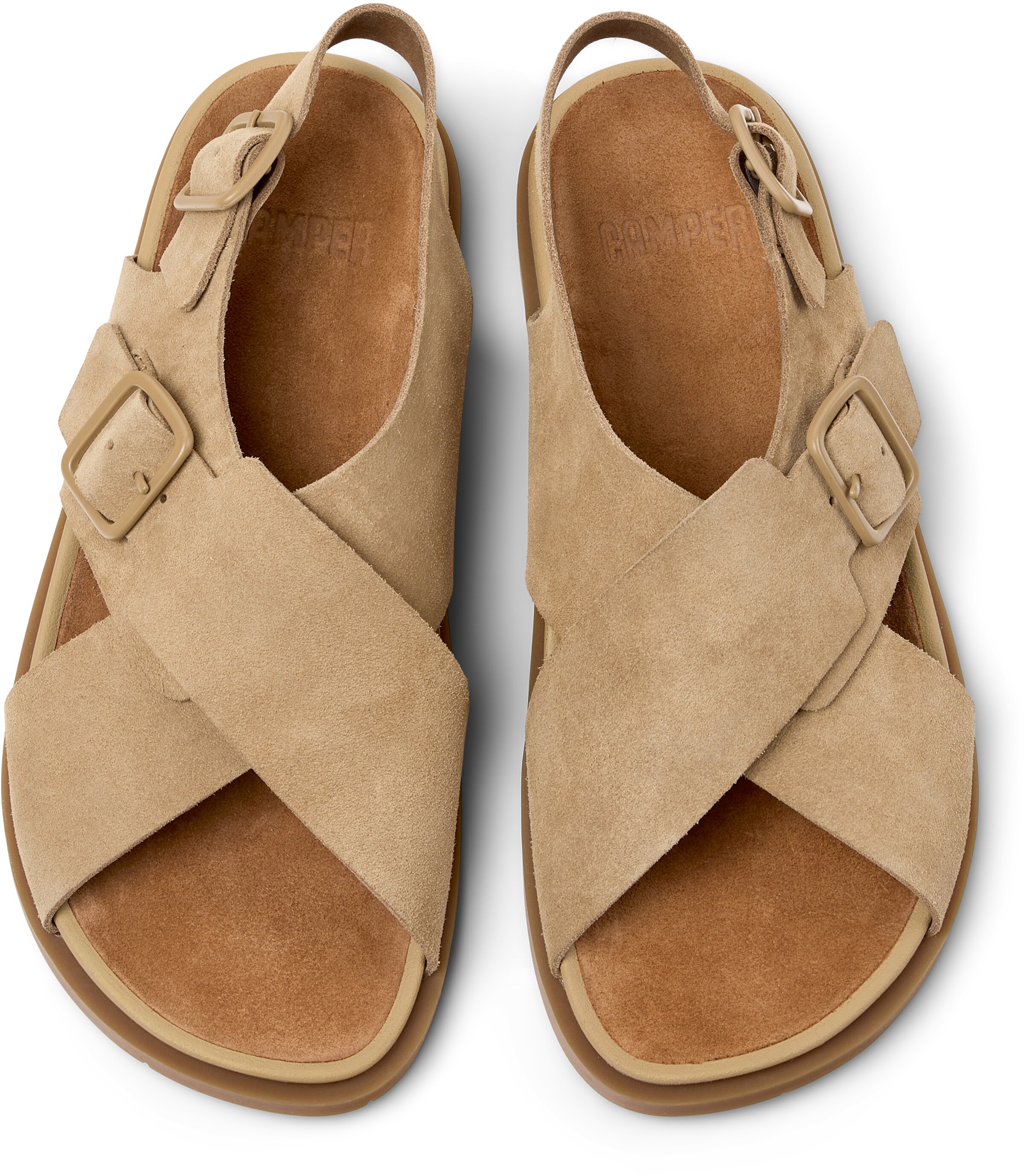 Sandales ' Lluc' CAMPER en marron