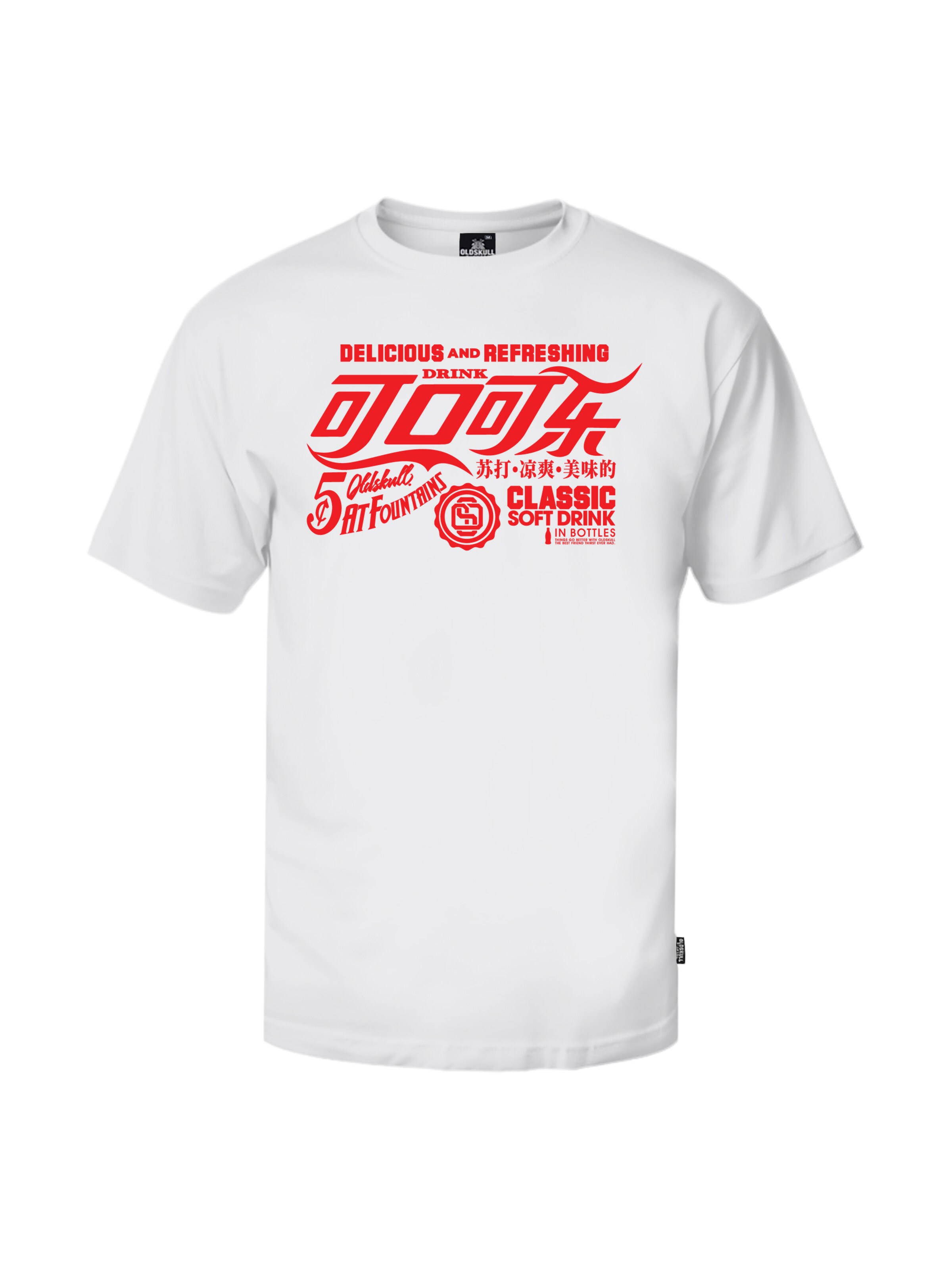 Oldskull Shirt in White: front