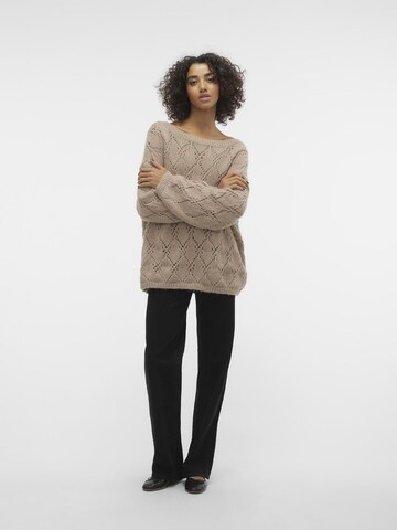 VERO MODA Pullover i brun