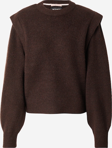 SCOTCH & SODAPulover - smeđa boja: prednji dio