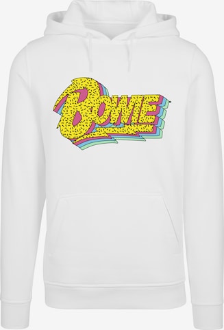 F4NT4STIC Sweatshirt 'David Bowie Moonlight 90s Logo' in Yellow: front