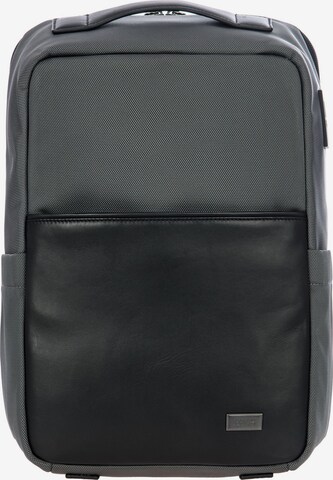 Bric's Backpack ' Monza ' in Grey: front