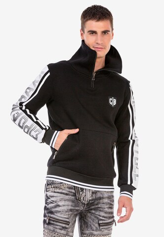 CIPO & BAXX Sweatshirt in Zwart