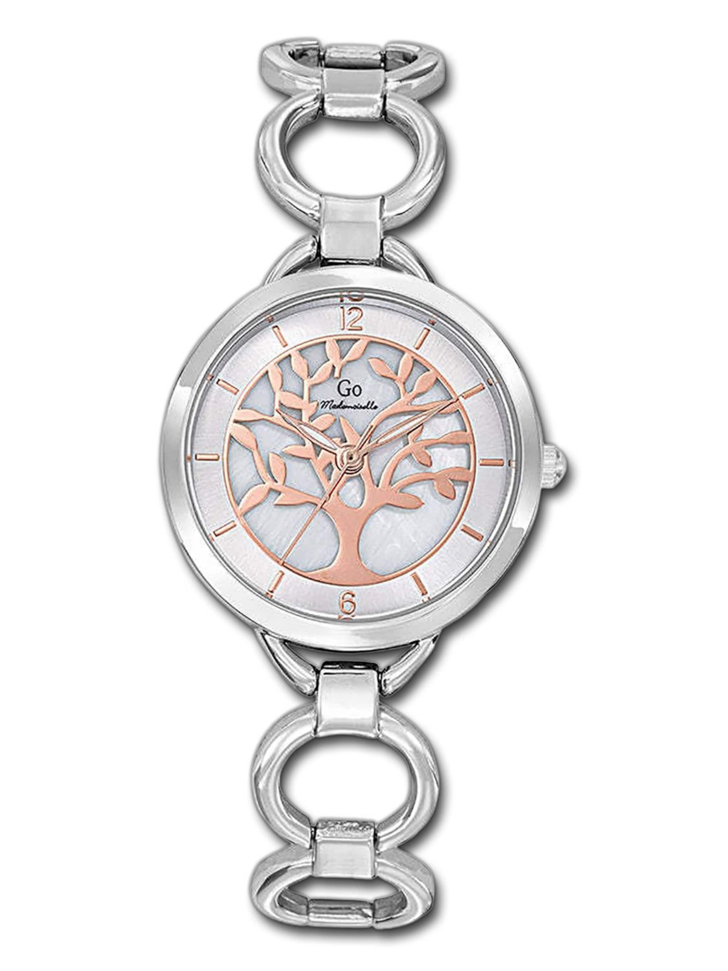Montre à affichage analogique GO GirlOnly en argent : devant