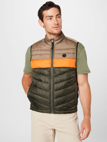 JACK & JONES - Chaleco 'HERO' en verde: frente