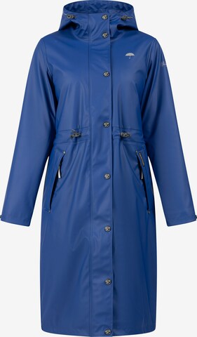 Schmuddelwedda Raincoat in Blue: front