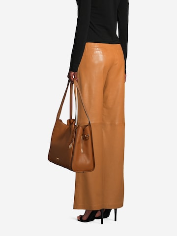 L.CREDI Shoulder Bag 'Judith' in Brown