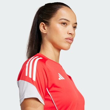 T-shirt fonctionnel ' Tiro 25 Competition' ADIDAS PERFORMANCE en rouge