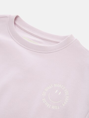 TOM TAILOR Sweatshirt in Lila