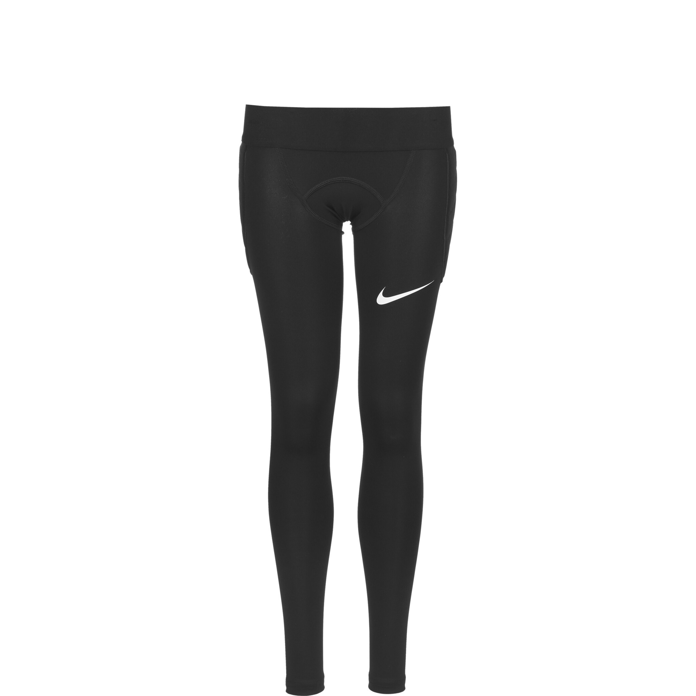 NIKE Skinny Sporthose in Schwarz: Vorderseite
