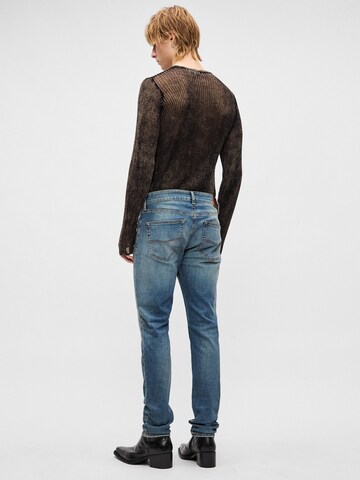 Pepe Jeans Ozke Kavbojke 'STANLEY' | modra barva