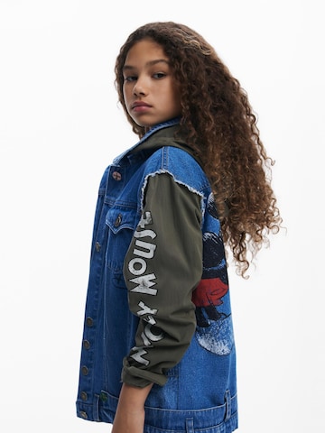 Desigual Kurtka przejściowa 'Mickey and Minnie Mouse™' w kolorze niebieski