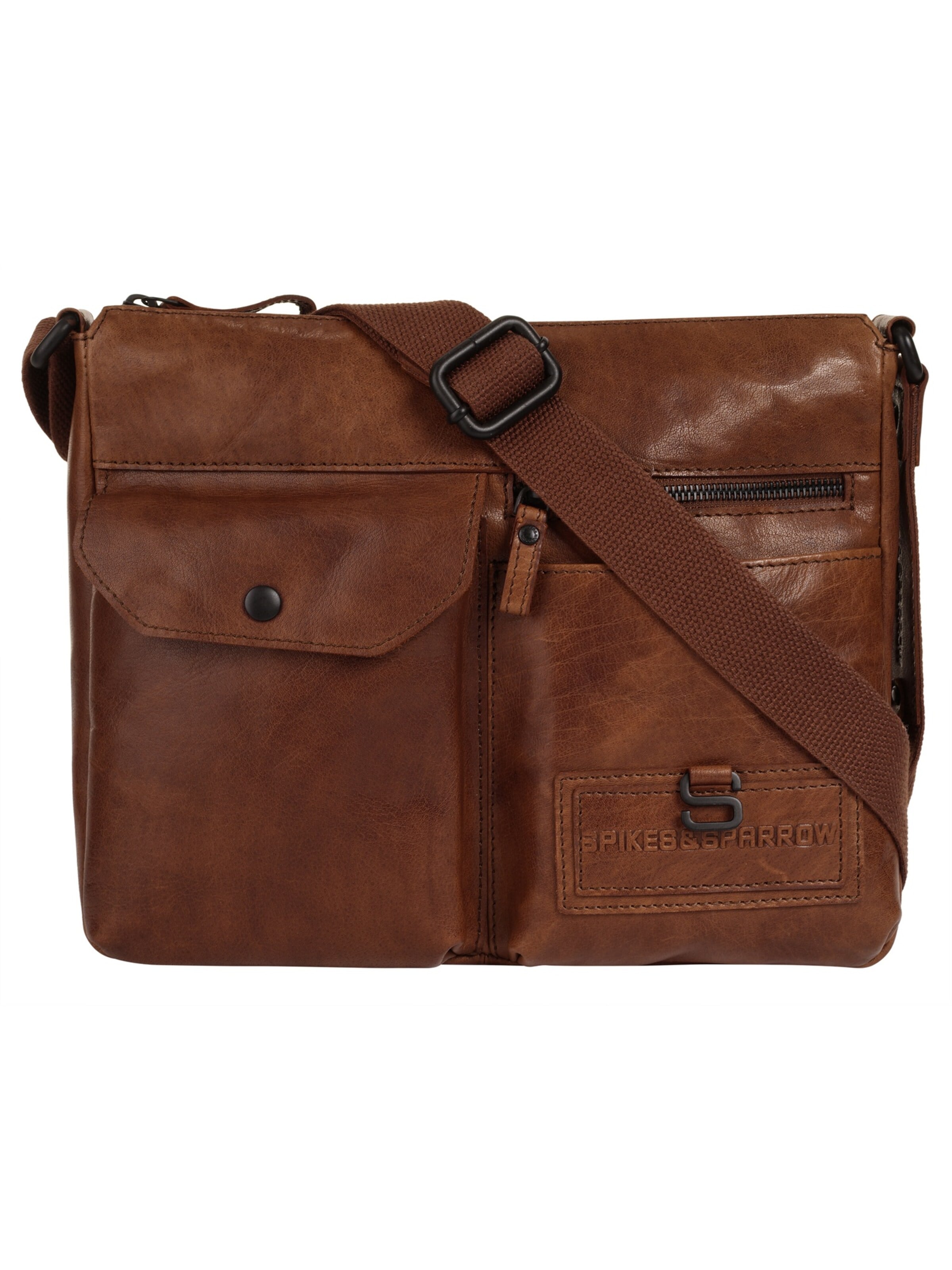 Spikes & Sparrow Crossbody bag 'SHOULDER BAG' in Brown: front