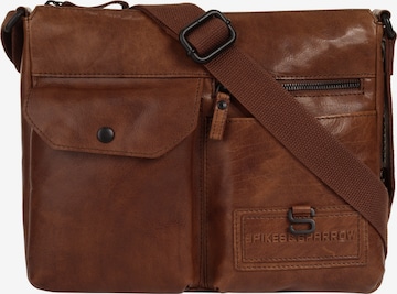 Spikes & Sparrow Schoudertas 'SHOULDER BAG' in Bruin: voorkant
