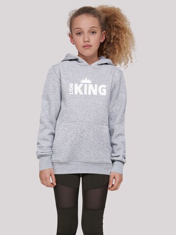 F4NT4STIC Sweatshirt 'Disney König Der Löwen Movie Crown' in Grey: front
