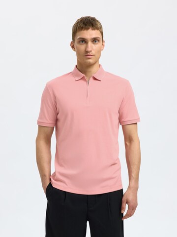 SELECTED Shirt 'SLHFave' in Roze: voorkant