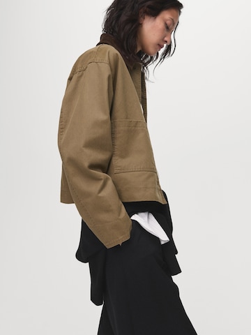 MANGO Between-season jacket 'Garden' in Brown