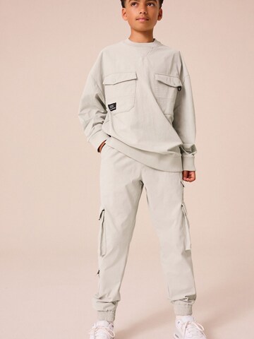 Next Regular Pants in White: front