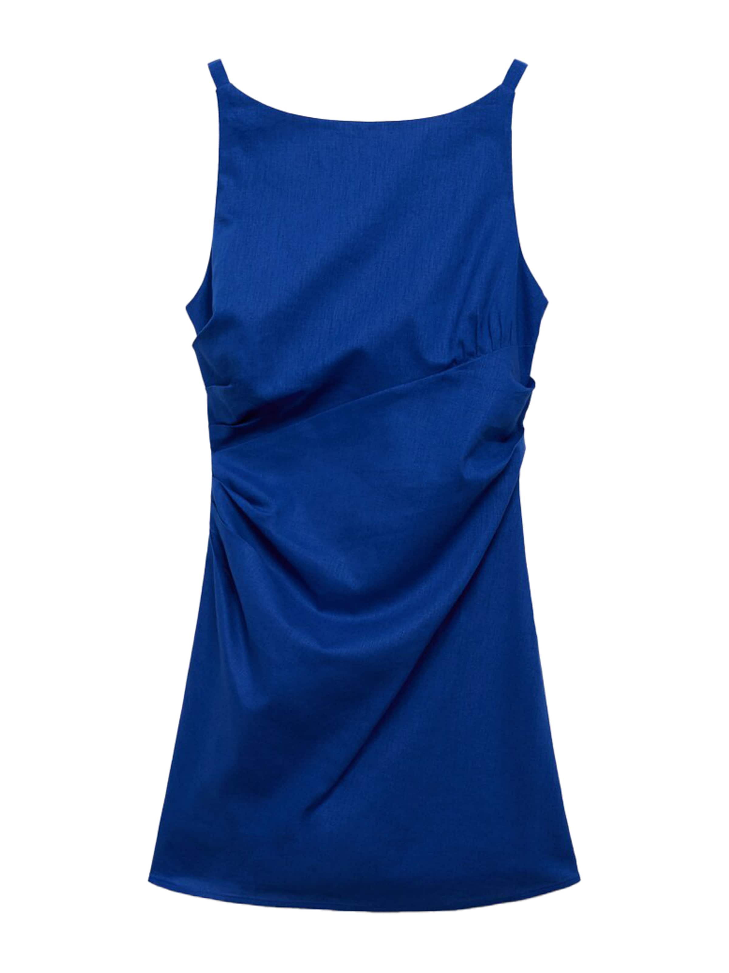 MANGO Kleid in Blau: Vorderseite