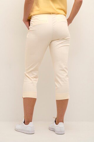 Kaffe Slimfit Broek 'Alea' in Beige