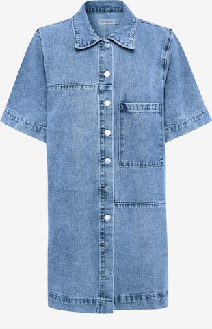 St MRLO Puseromekko 'DENIM SHIRT DRESS' värissä sininen: etupuoli
