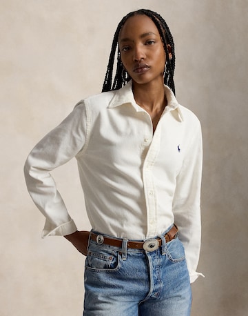 Polo Ralph Lauren Blouse '14 WALE' in White: front