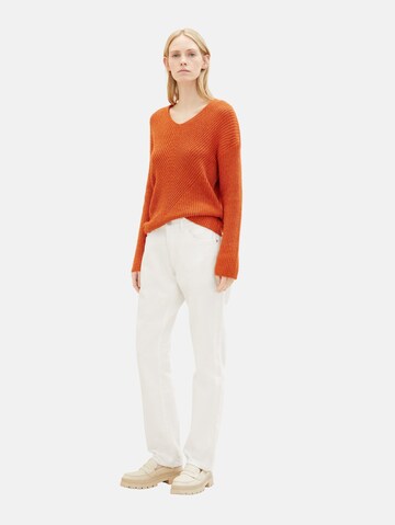 TOM TAILOR Pullover in Orange