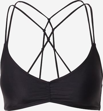 Volcom Triangel Bikinitop in Schwarz: predná strana