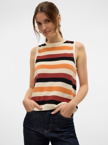 Top in maglia 'VMAruba' di VERO MODA in beige