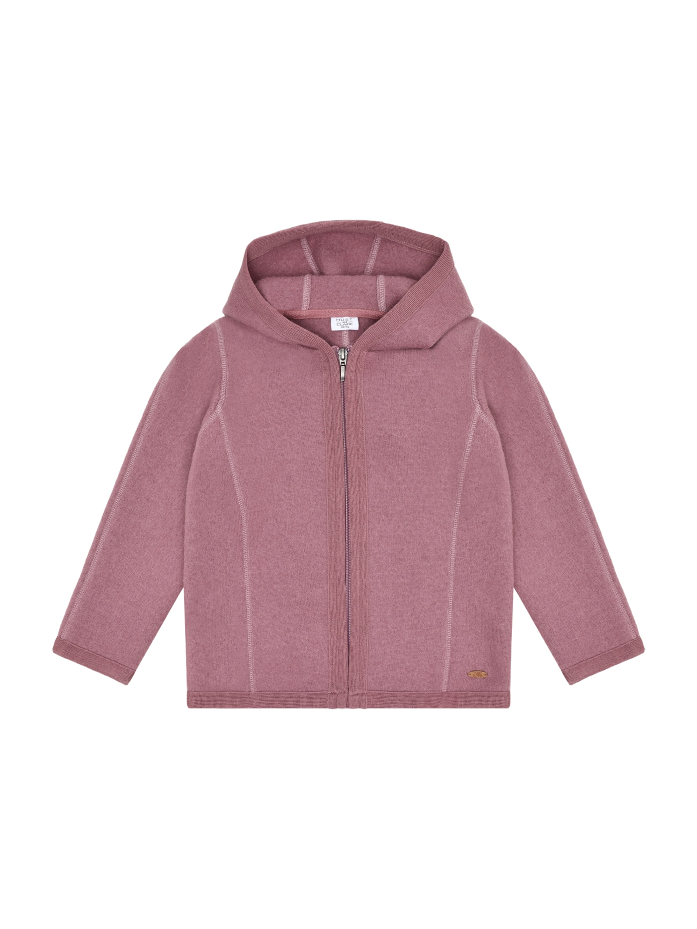 Hust & Claire Φθινοπωρινό και ανοιξιάτικο μπουφάν 'Ebba' σε λιλά: μπροστά