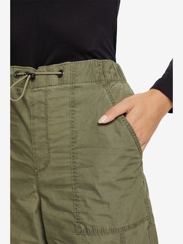 Loosefit Pantalon cargo ESPRIT en vert