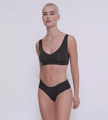 SLOGGI T-shirt Bra 'ZERO Feel 2.0' in Black