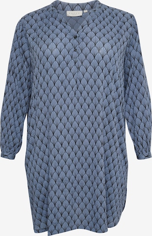 KAFFE CURVE Tuniek in Blauw: voorkant